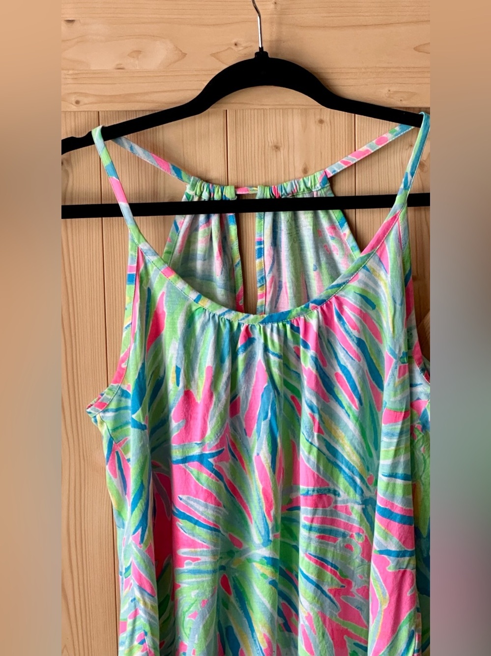 Lilly Pulitzer Lacy Tank Top Size Small Pima Cotton Modal Flowy - Picture 2 of 7
